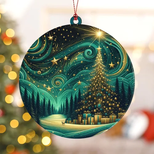 Miniatura 3 de Regalos para amantes de los gatos para mujeres, lindos adornos de gato, divertidos adornos de Navidad 2026, decoración de Navidad para árbol