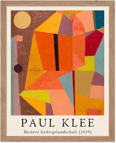 Miniatura 84 de Poster Master Póster vintage de Paul Klee – Impresión retro de cómicos – Arte de dibujo – Arte abstracto – Regalo para hombres y mujeres – Estilo-09