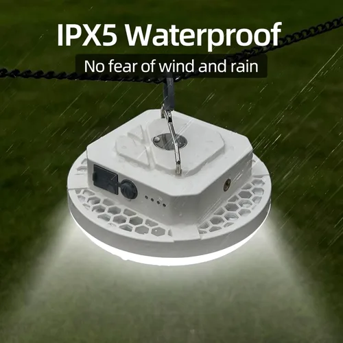 Miniatura 5 de Linterna Colgante LED para Tienda de Campamento Recargable Portátil Impermeable para Exteriores con Alimentación por Batería para Glamping