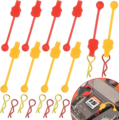 Miniatura 9 de Clips para el cuerpo de autos a control remoto con lengüetas de tracción para camiones universales de control remoto 1:12 1:14 1:16 y 1 perforador