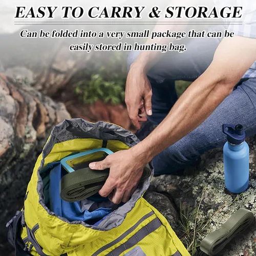 Miniatura 5 de 4Step Climbing Aider for Hunting Climbing Stick Aider Webbing Rope Ladder
