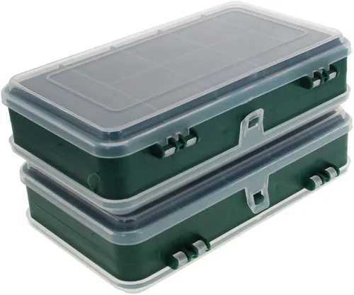 Miniatura 10 de Utoolmart Caja de herramientas de 9 pulgadas, caja de almacenamiento con compartimento de PP, organizador y almacenamiento para herramientas
