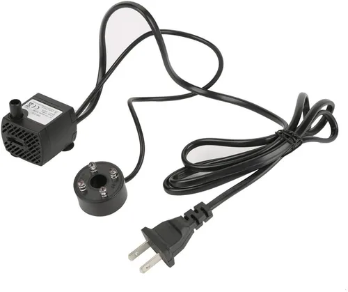 Miniatura 8 de Boquite Mini bomba de agua sumergible (150 l/h, 1.5 W), bomba de agua para acuario, bomba de tanque de peces, bomba de agua ultra silenciosa con luz