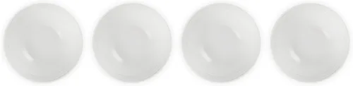 Miniatura 4 de Le Creuset Juego de 4 cuencos de sopa de gres, 22 onzas (6.25") cada uno, blanco