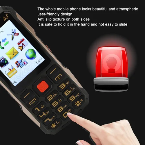 Miniatura 3 de Yunseity Teléfono celular desbloqueado para personas mayores, pantalla clara, botones grandes, volumen, fácil teléfono móvil, compatible con SOS