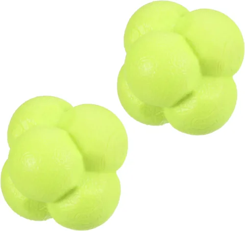 Miniatura 6 de PATIKIL Pelotas de reacción de rebote, pelota de entrenamiento de coordinación, entrenador de agilidad TPR de alta dificultad, para reflejo