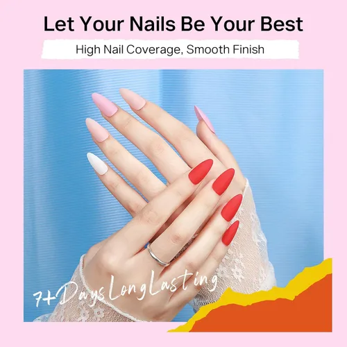 Miniatura 5 de MIZHSE Juego de Esmalte de Uñas de Secado Rápido, 24 Colores de Esmalte de Uñas Regular Sin Gel, Secado al Aire Rápido Neón Moderno con Brillantina