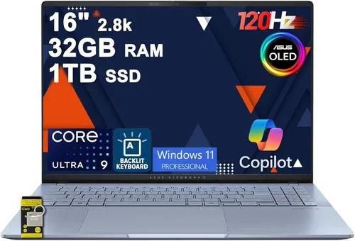 Miniatura 15 de ASUS Vivobook - Computadora portátil WUXGA de 16 pulgadas Intel Core i7-1355U, 16 GB de RAM, 512 GB SSD, Intel Iris Xe, gráficos, ligero, portátil