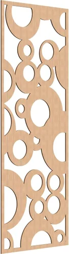 Miniatura 88 de Farwell Paneles de pared decorativos de madera con calado, 13 3/8 pulgadas de ancho x 34 3/8 pulgadas de alto x 1/4 de alto, roble rojo rojo