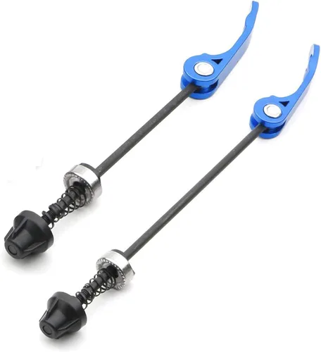 Miniatura 10 de DEER U Road Mountain Bicycle MTB Wheel Hub Front and Rear Skewers Quick Release Clip Bolt Lever Axle QR 145/180 mm, a Pair