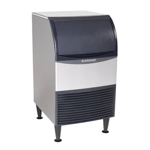 Miniatura 16 de Scotsman UN324A-1 Máquina para hacer hielo estilo nugget bajo encimera con contenedor, producción diaria de 340 lb, almacenamiento de 80 lb, acero