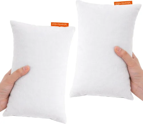 Miniatura 30 de Almohada de microfibra Pipsqueak - Pequeña, Mini, Pequeño - 27.9 x 17.8 cm - Perfecta para viajes, autos, aviones, camping, perros, niños pequeños