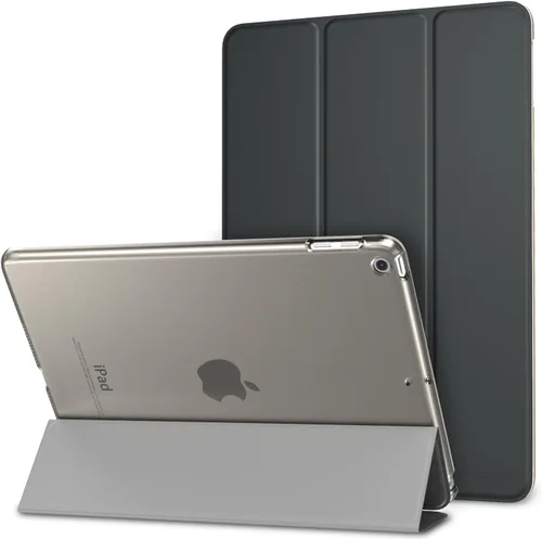Miniatura 14 de MoKo Funda para iPad 9.7 2018/2017 de 5ª / 6ª Generación - Funda delgada y ligera con soporte para Smartphone con parte trasera translúcida