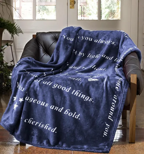 Miniatura 3 de Manta súper suave de regalo para mujeres u hombres - Luz y amor, compasión, recuperación pronto, positividad, coraje, inspiración, curación, apoyo