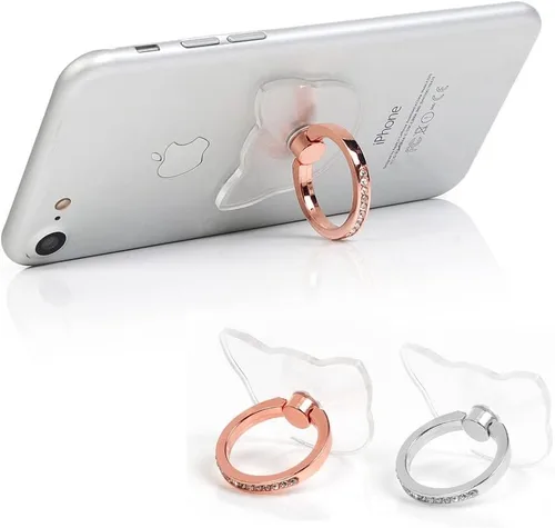 Miniatura 3 de Bling - Funda tipo cartera compatible con iPod Touch 5 y iPod Touch 6, elegante funda de piel con diseño de mariposa 3D hecha a mano con soporte