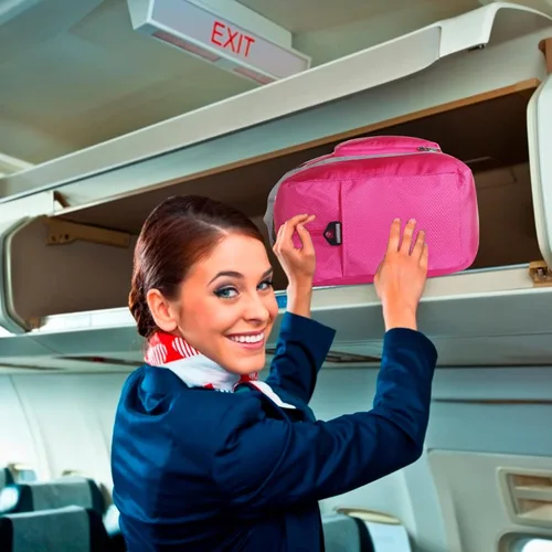 Miniatura 6 de F.FETIVIN Bolsa de viaje para artículos personales de 18 x 14 x 8 pulgadas para Spirit Airlines, bolsa de lona ligera impermeable para gimnasio