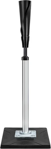 Zdgao Camiseta de bateo portátil para béisbol/softbol, ajuste de altura de 25 a 37 pulgadas con parte superior de goma extraíble, base resistente