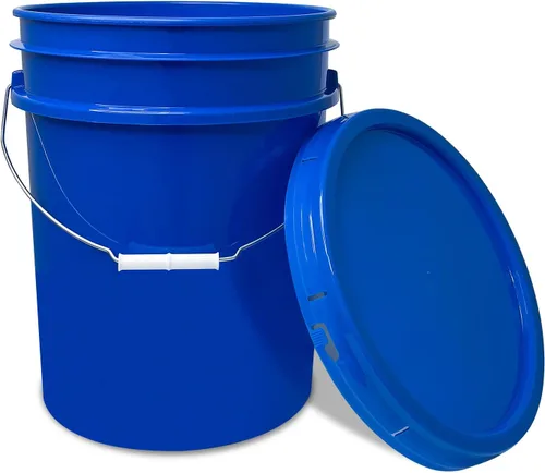 Miniatura 30 de ePackageSupply Balde de 5 galones con tapa hermética Fabricado en EE. UU. Grado alimenticio Plástico premium HDPE resistente Cubo multiuso