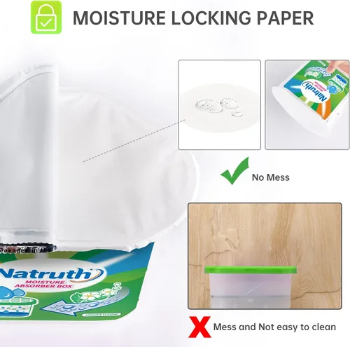 Miniatura 5 de NATRUTH - Cajas de absorción de humedad, jazmín 800ml (6 paquetes)*12.5OZ Deshumidificador para armario, eliminadores de humedad y olores