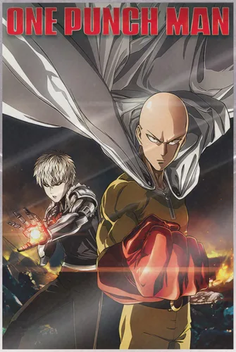 POSTER STOP ONLINE One Punch Man - Póster impreso para serie de televisión de anime (Destrucción) (tamaño: 24 x 36 pulgadas) (póster laminado)
