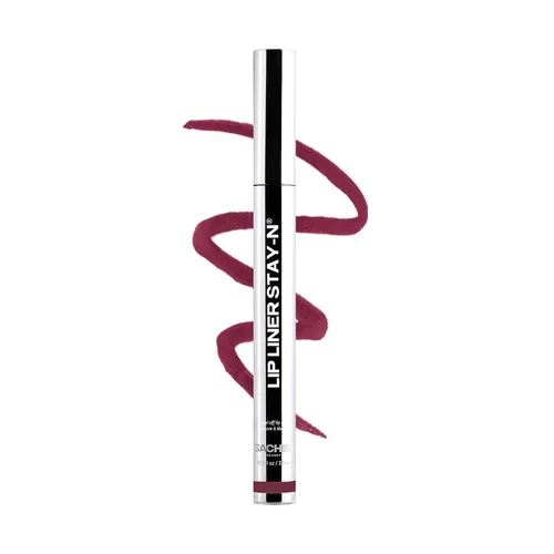 Sacheu Lip Liner STAY-N Peel Off Lip Stain — Long Lasting Waterproof Lip Tint with Hyaluronic Acid & Vitamin E — Transfer Proof Matte Finish, Vegan