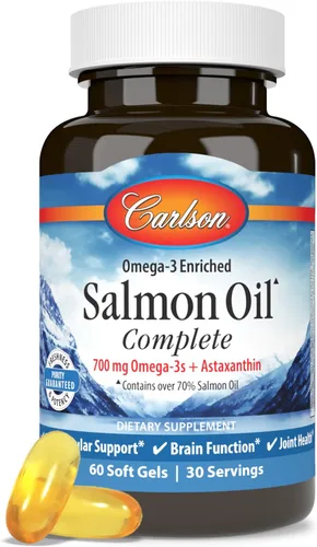 Miniatura 5 de Carlson Labs - Aceite de salmón en gel suave, 60