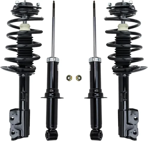 Miniatura 73 de Detroit Axle - Puntales y Amortiguadores para Chevy Traverse Buick Enclave GMC Acadia Saturn Outlook 2007-2012, 2 puntales delanteros con resorte
