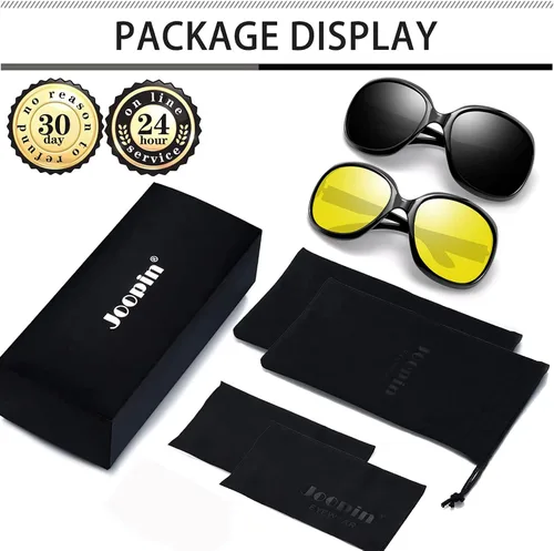 Miniatura 114 de Joopin Lentes de sol de gran tamaño para mujer, polarizados, grandes, para conducción, protección UV, grandes sombras