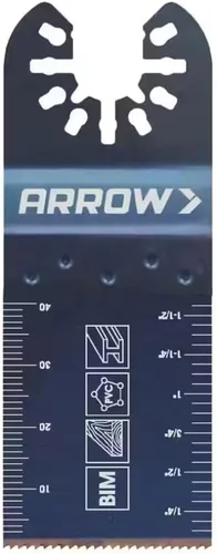 Miniatura 8 de Arrow Kit de cuchillas oscilantes multiherramienta de 10 piezas