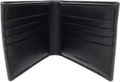 Miniatura 3 de Michael Kors Billetera Harrison para hombre con cartera de pasaporte, no incluye caja, Negro -, Cartera plegable