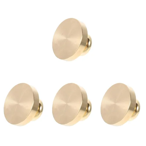 Miniatura 12 de Tofficu 3 cabezales de sello de cera de 0.98 pulgadas de latón redondo de repuesto para invitaciones de boda, sobres, envoltura de regalos