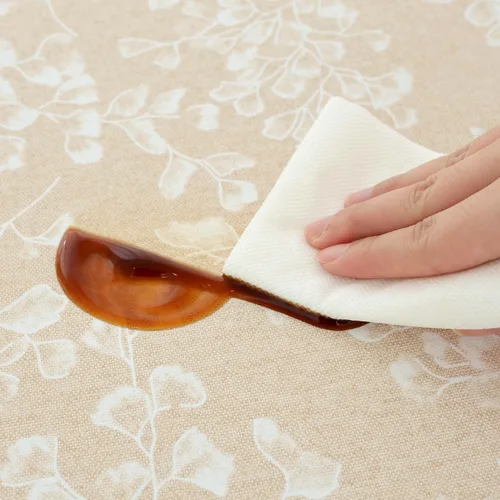 Miniatura 5 de Mantel de tela de vinilo resistente al agua, de plástico, lavable a prueba de derrames, mantel de Peva para primavera, campamento, picnic, cuadrado