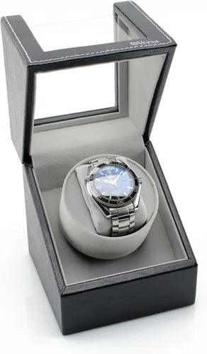 Miniatura 3 de Versa Enrollador de reloj Elite Single en cuero negro