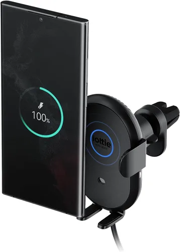 iOttie Auto Sense 2 - Soporte para teléfono con ventilación de aire con carga inalámbrica Qi, soporte de teléfono con sujeción automática para