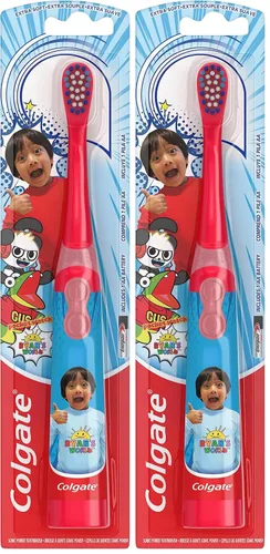 Miniatura 12 de Colgate, Máscaras de pijama para niños, cerdas extrasuaves, el color puede variar, 1 cepillo de dientes alimentado por batería, 1 unidad