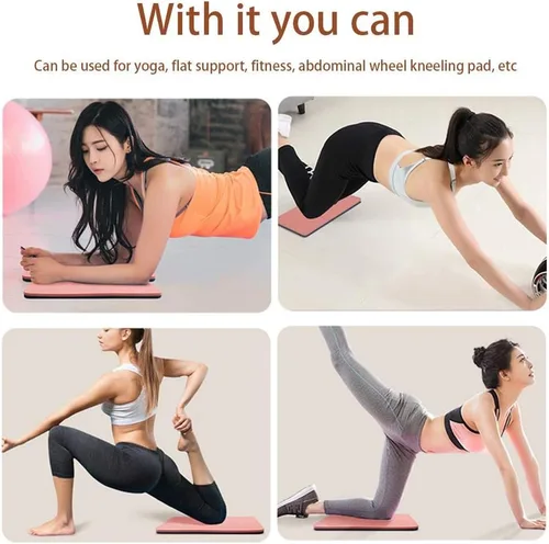 Miniatura 5 de Tapete de yoga de elastómero termoplástico, antideslizante, para ejercicio, yoga, pilates, entrenamiento deportivo (34 x 17 x 0.8)