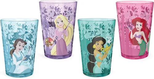 Miniatura 15 de Zak Designs DreamWorks Gabby's Dollhouse Juego de Vasos Anidables para el Hogar, Vasos de Plástico sin BPA de 14.5oz, Paquete de 4