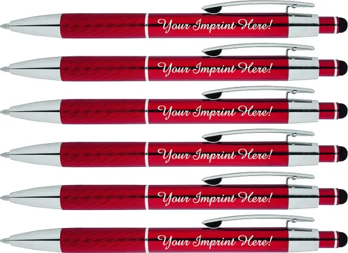Miniatura 8 de Bolígrafos personalizados con lápiz capacitivo – The Prestige Metal Pen – Bolígrafos personalizados con nombre impreso con tinta negra
