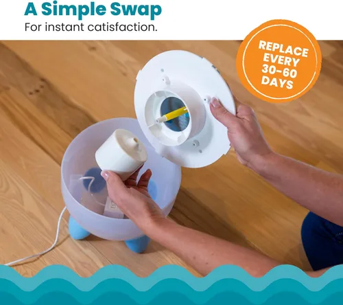 Miniatura 4 de Catstages Filtro de repuesto para fuente de gato, sistema de filtración 5 en 1 de alta calidad para fuentes de agua para gatos, carbón activado