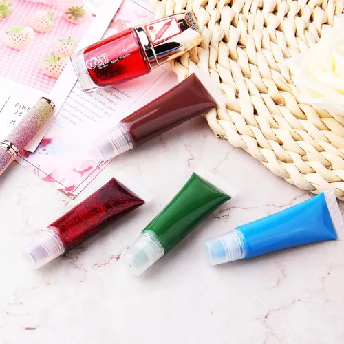 Miniatura 4 de HRLORKC 110 tubos vacíos de 0.3 fl oz para brillo labial, contenedores para bálsamo labial cosmético
