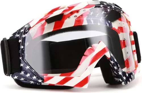 Miniatura 25 de Gafas de motocross - Gafas para motocicleta de tierra para hombres, mujeres y jóvenes - MX para todoterreno, conducción en pistas y carreras