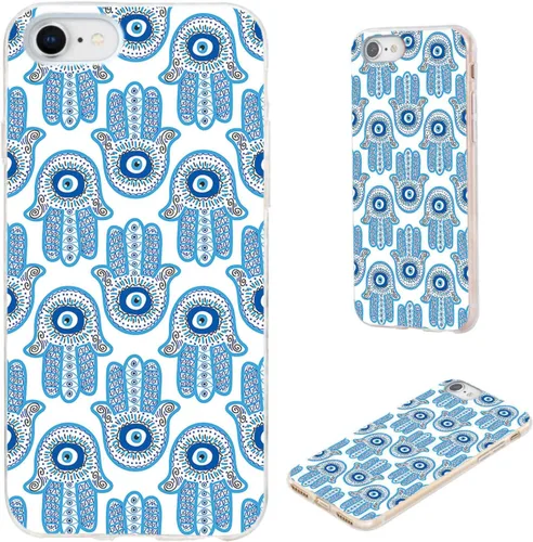 Miniatura 15 de Funda protectora completa delgada y suave de TPU transparente para iPhone SE 2022/2020, iPhone 8/7/6S/6 - Diseño de música divertida guitarra