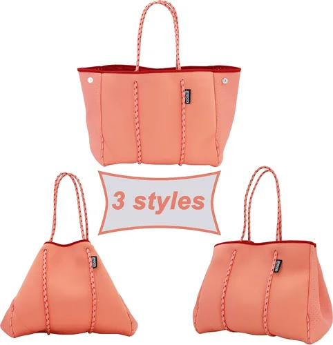 Miniatura 5 de QOGiR Bolsa de playa multiusos de neopreno con bolsillo interior con cierre de cremallera