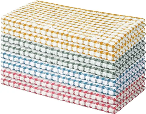 Miniatura 33 de Nialnant 8 Piezas Trapos de Cocina para Platos, 100% Algodón Suave Absorbente de Secado Rápido, Paños de Cocina para Cocina, Lavar Platos, Trapos