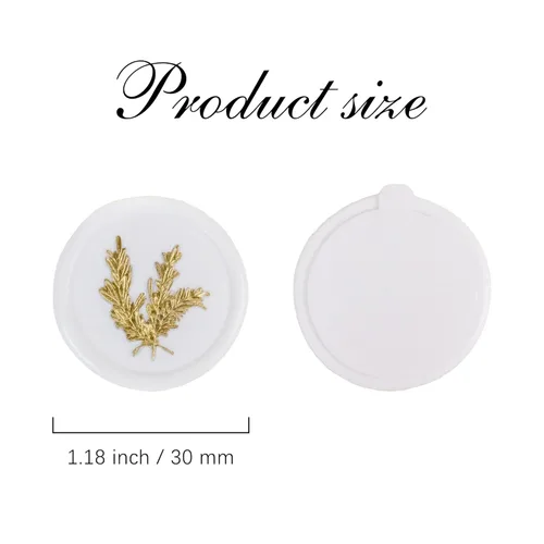 Miniatura 2 de 25 calcomanías de sello de cera dorada y blanca, sellos de sobres hechos a mano, autoadhesivos, bodas, invitaciones de fiesta, envoltura de regalo