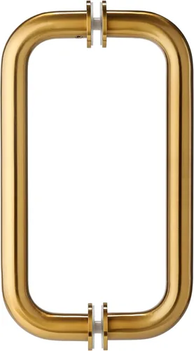 Kolet Manija de puerta de ducha, manija de puerta de ducha de vidrio de centro a centro de 8 pulgadas, acero inoxidable 304, compatible con vidrio