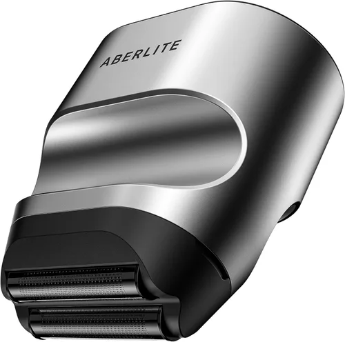 Miniatura 10 de Aberlite Touch 2 - Afeitadora de cabeza de aluminio para hombres calvos, afeitadora de acabado para cabeza y cara calva, láminas ultrafinas de 0.002