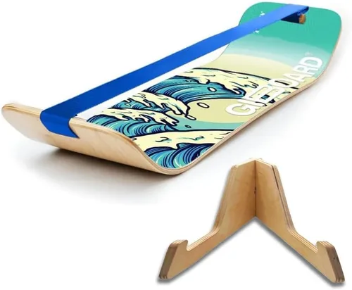 Miniatura 10 de GIBBON SlackBoard - GiBoard Balance Board Kids & Adults - Slackline Balance Trainer - Slack Board Core Workout Equipment Home Gym Training