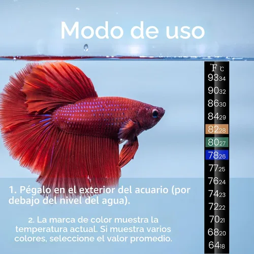 Miniatura 8 de Calentador de acuario AQUANEAT, calentador de 50W para tanque de peces, termostato de agua sumergible ajustable con termómetro