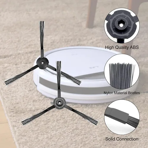 Miniatura 4 de ilovelife Filtro de repuesto y accesorios de cepillo compatibles con robot aspirador ILIFE V3s, V3s pro, V5s, V5s Pro, 10 filtros + 10 cepillos